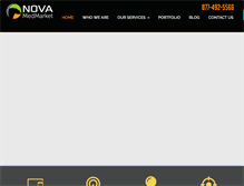 Tablet Screenshot of novamedmarket.com